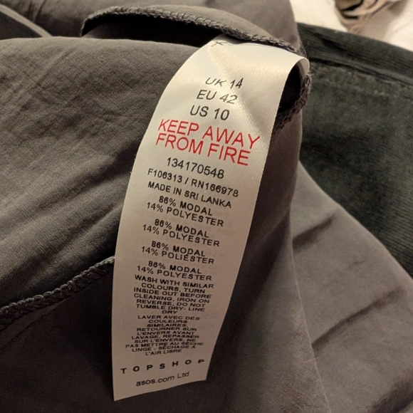 Topshop Gray Spaghetti Strap Slip Maxi Dress - Picture 4 of 6